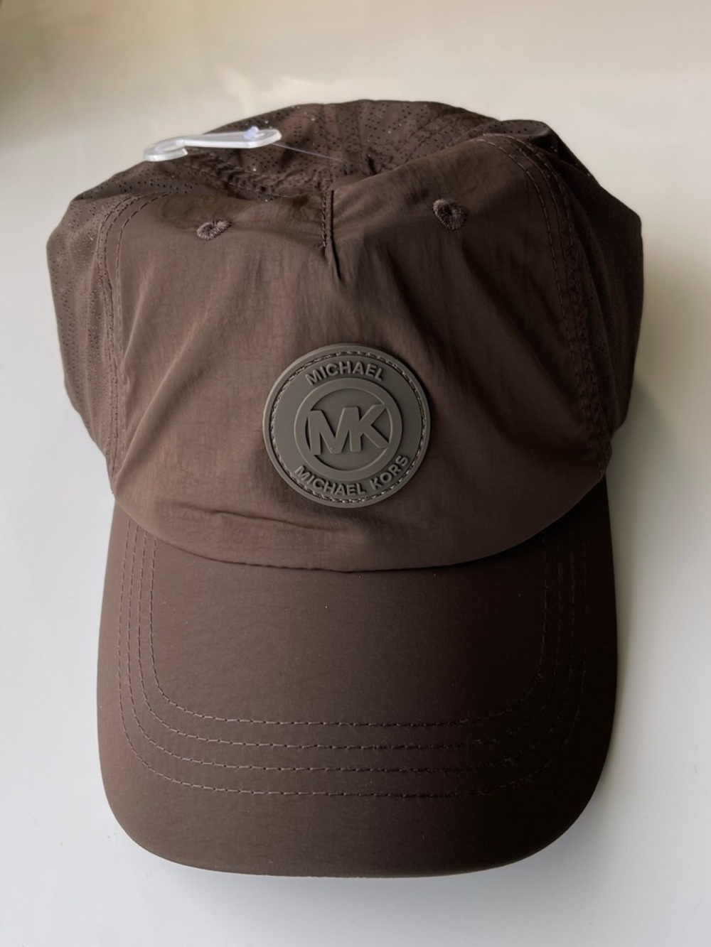 Michael Kors Brown Logo Baseball Cap